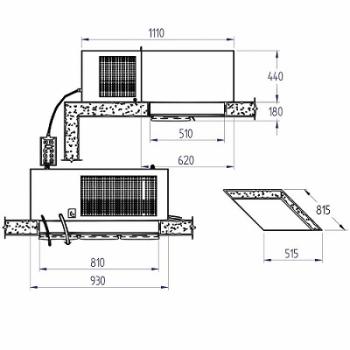 SP200T-4M-R2 SP200T-4M (25) Stopfer Kühlaggregat "Dachmontage" Monoblock